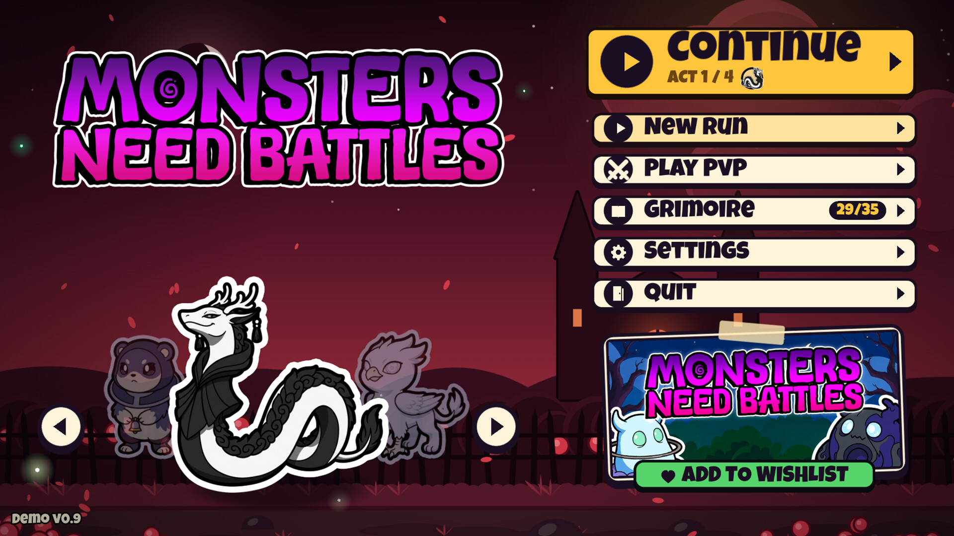 Monsters Need Battles trailer