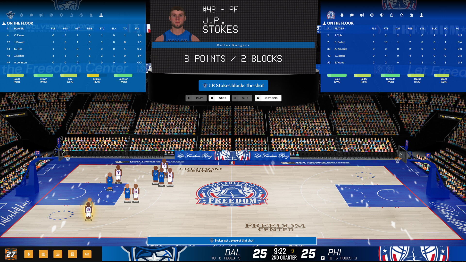 Draft Day Sports: Pro Basketball 27 screenshot 2