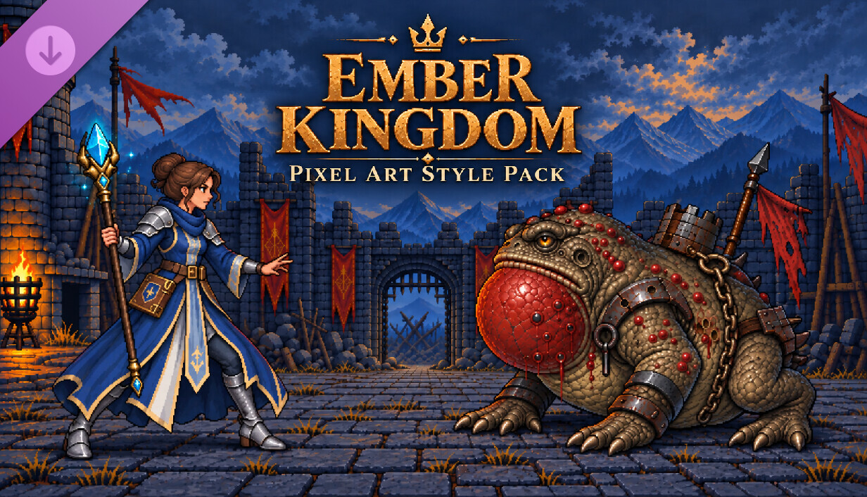 Ember Kingdom – Pixel Art Style Pack