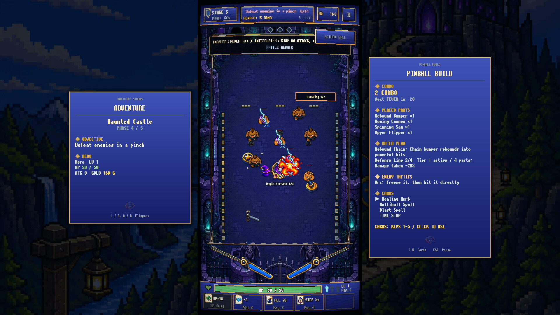 Rolling Hero and the Demon King's Pinball Fortress screenshot 4