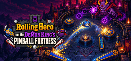 Cover art from Rolling Hero and the Demon King's Pinball Fortress
