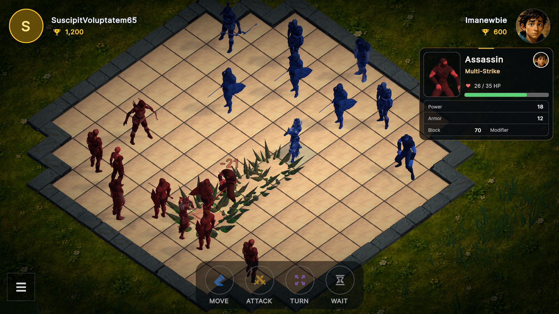 Tactics Arena screenshot 1