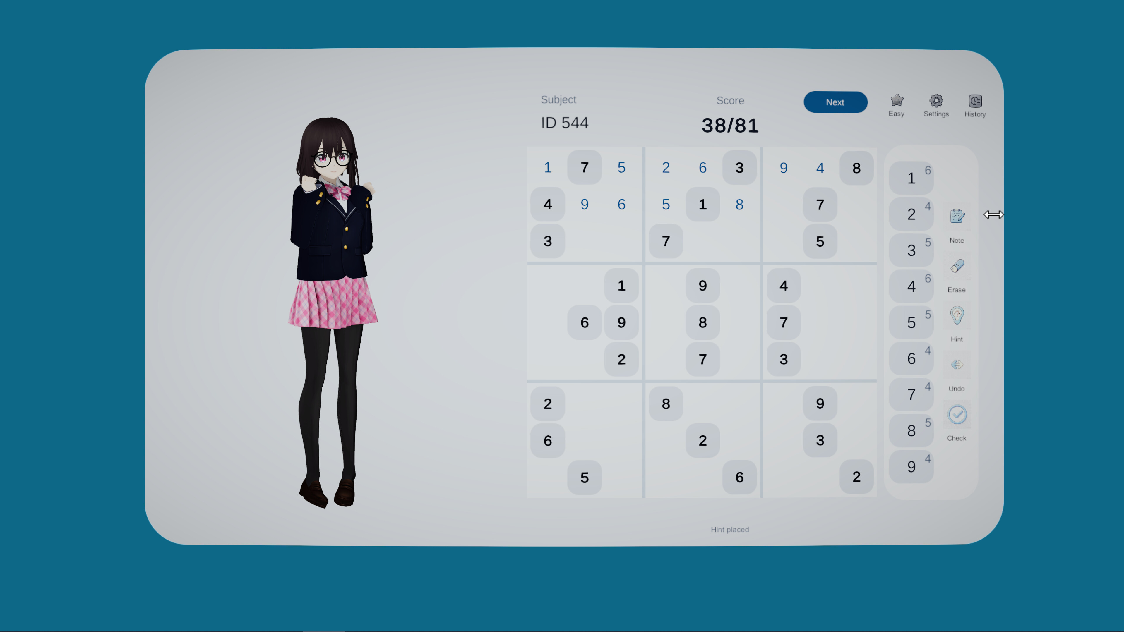 No Cute Girl Can Stop My Sudoku screenshot 4