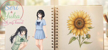 Seri & Yuka with my heart