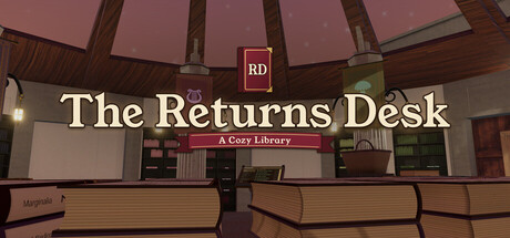 Cover art from The Returns Desk: A Cozy Library