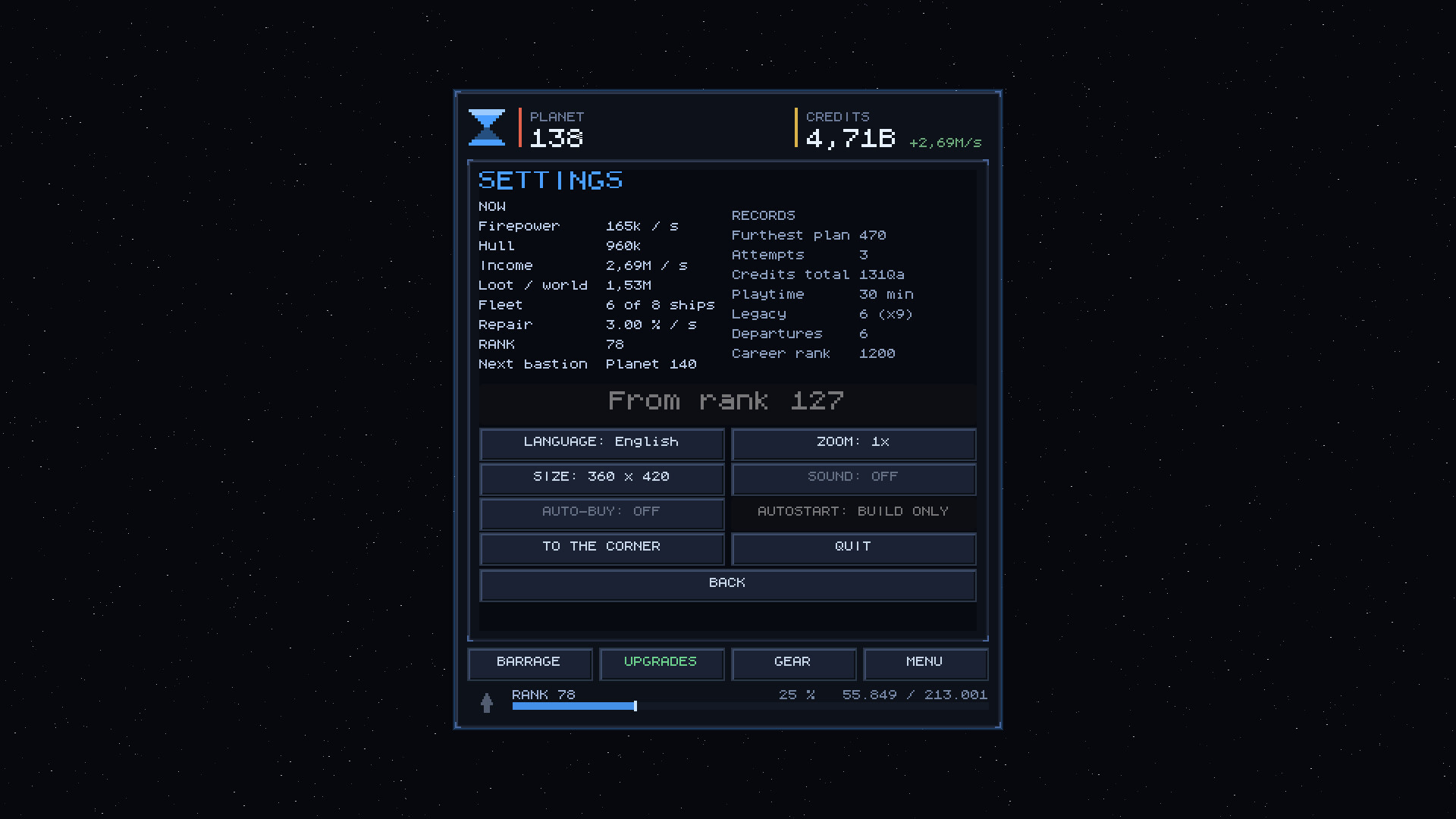 SLOW ORBIT: Idle Planet Conquest screenshot 3