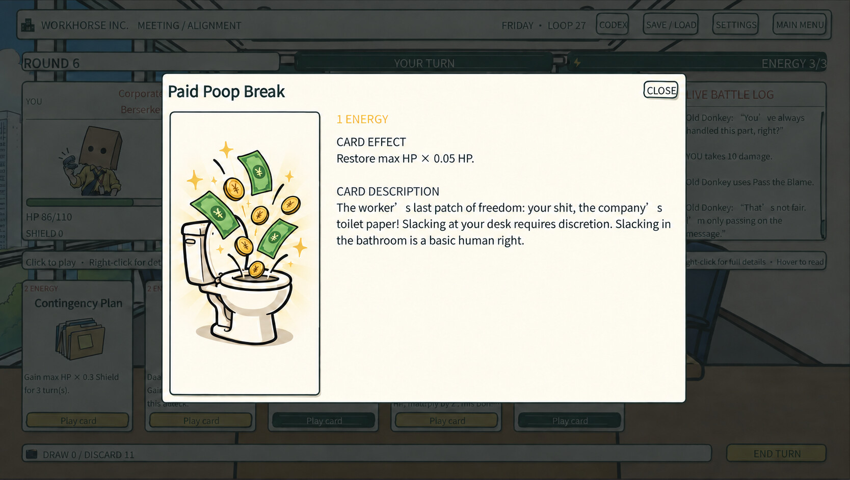Workhorse Inc.: Attempted Clock-Out screenshot 2