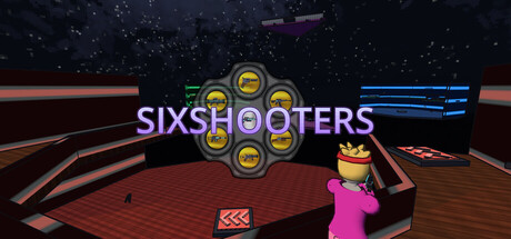 Cover art from Sixshooters: A 6 Player Split-Screen FPS