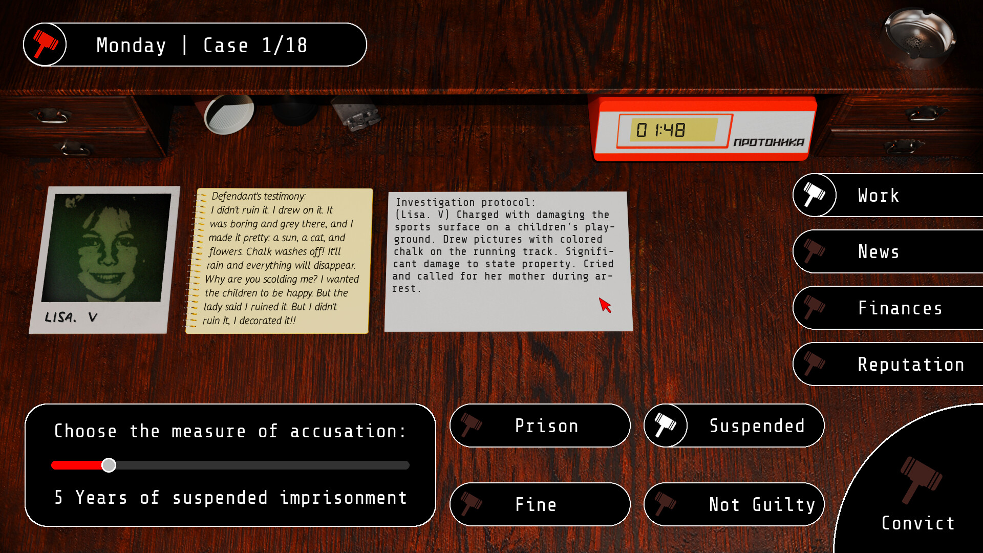 Prosecutor Absolution screenshot 1