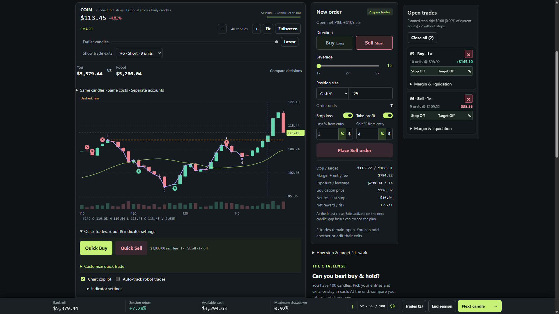 Market Resolve: Trading Survival screenshot 2