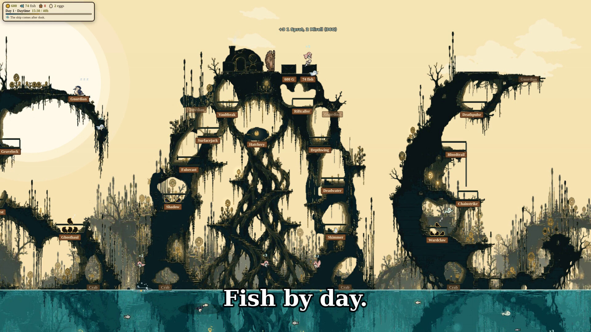 Birds Go Fishing trailer