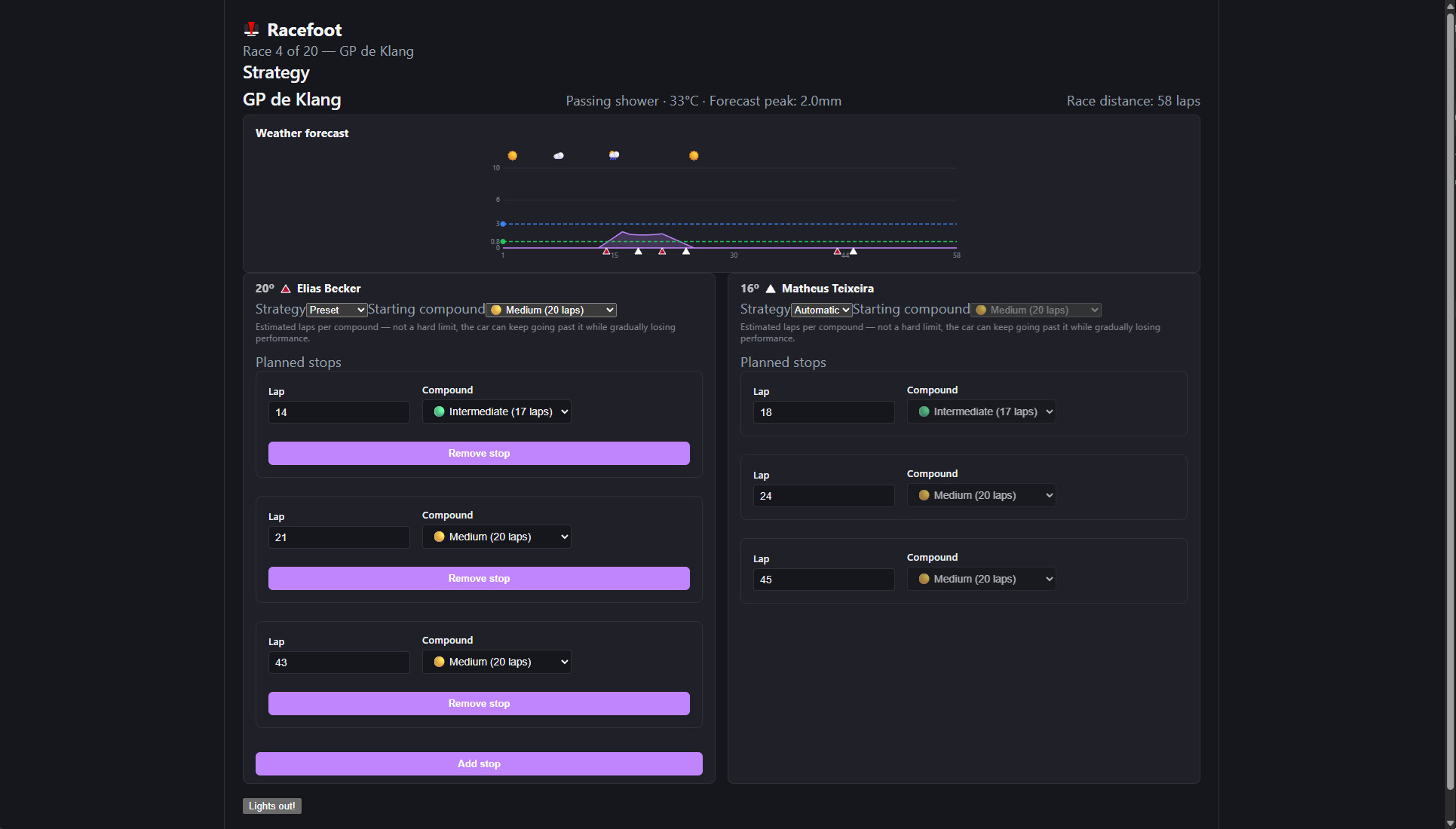 Racefoot Manager screenshot 5