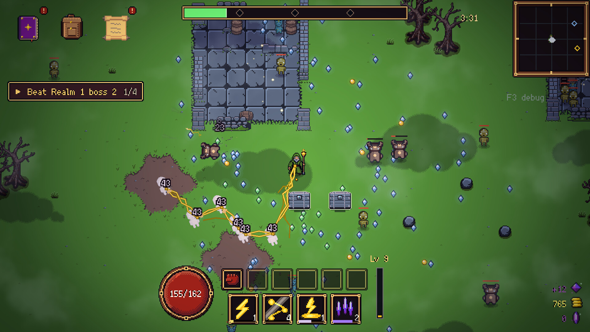 Spellsanity: Wizard Survival trailer