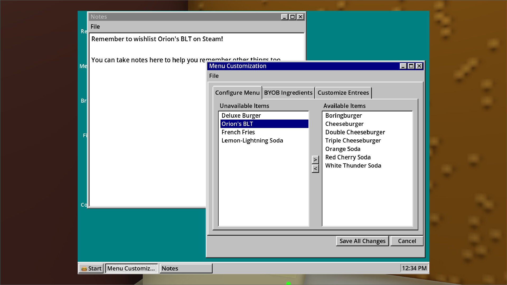 Orion's BLT screenshot 4