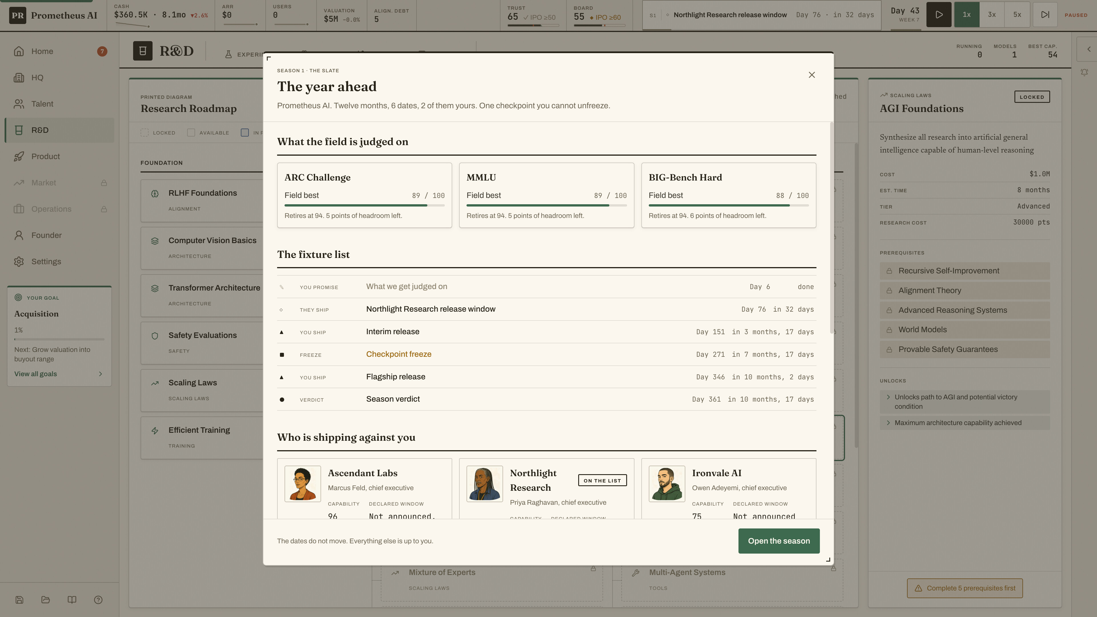 AI Startup Manager: Race to AGI screenshot 2