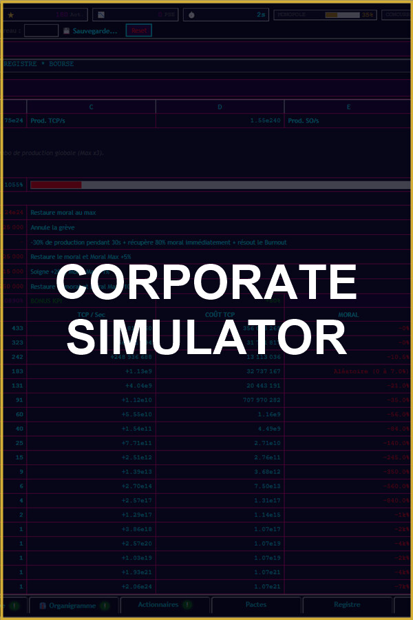 Corporate Simulator