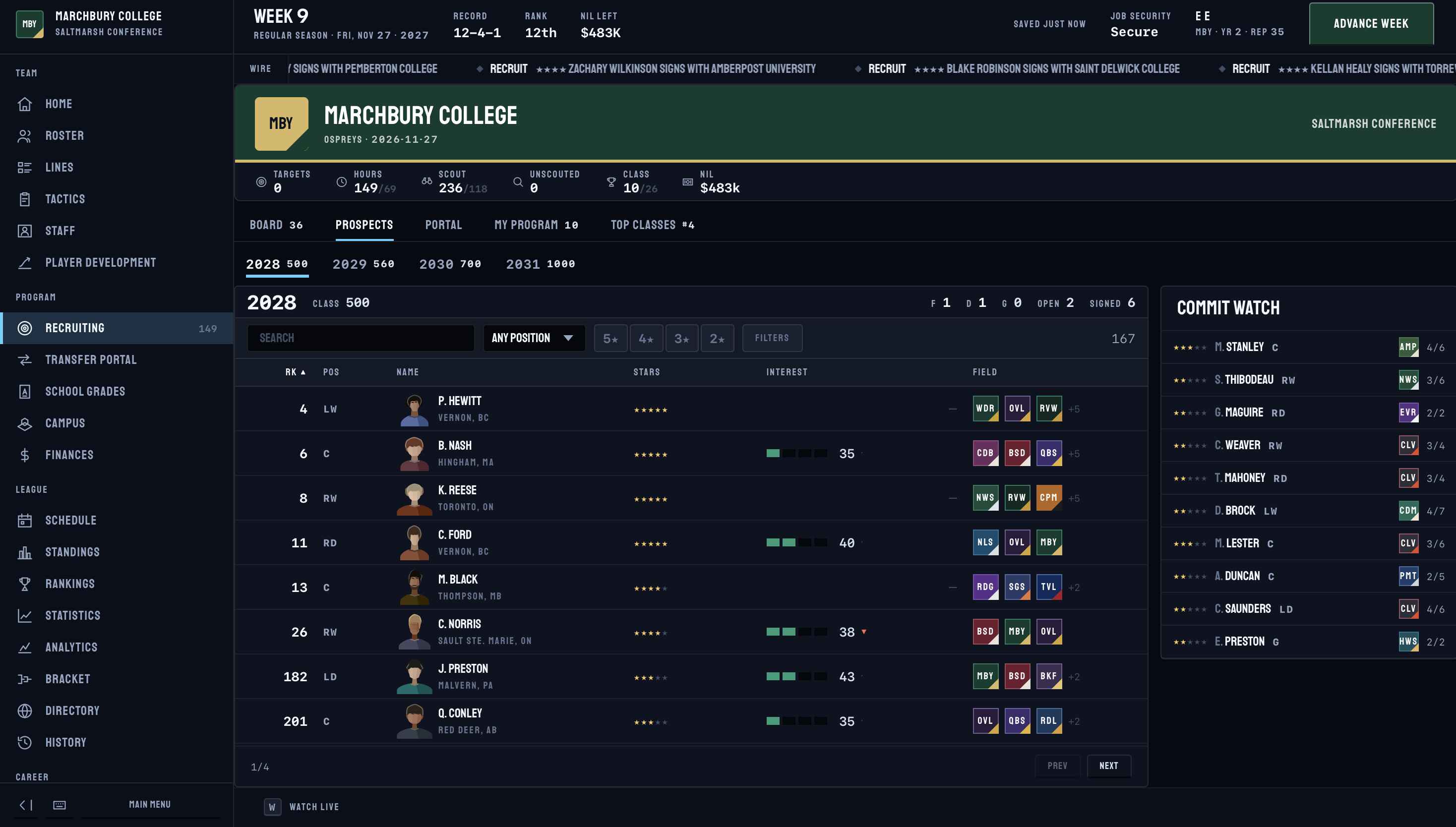 College Hockey 27 screenshot 2