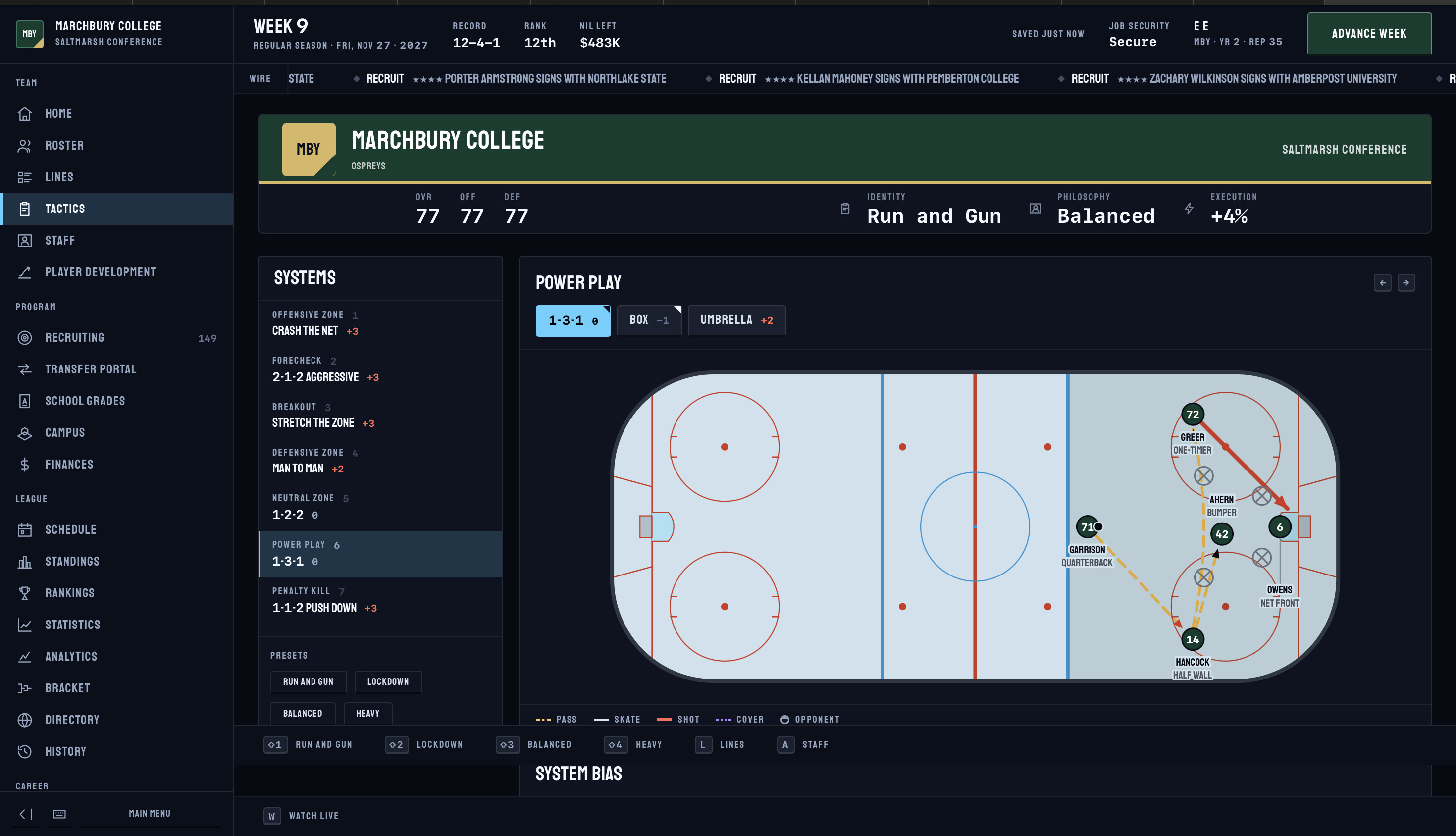 College Hockey 27 screenshot 3
