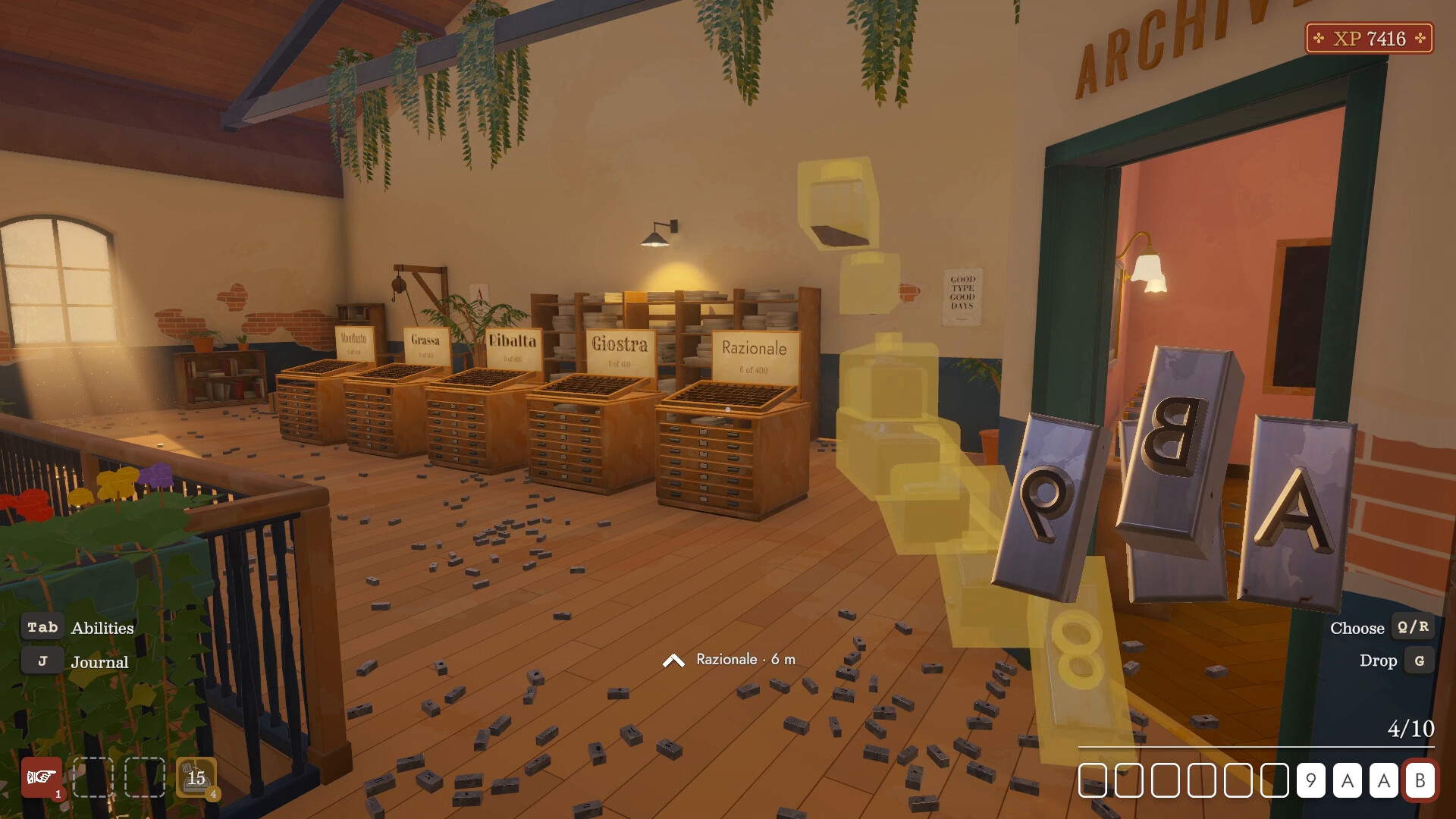 What Da Font: Tidy Up the Print Shop screenshot 3