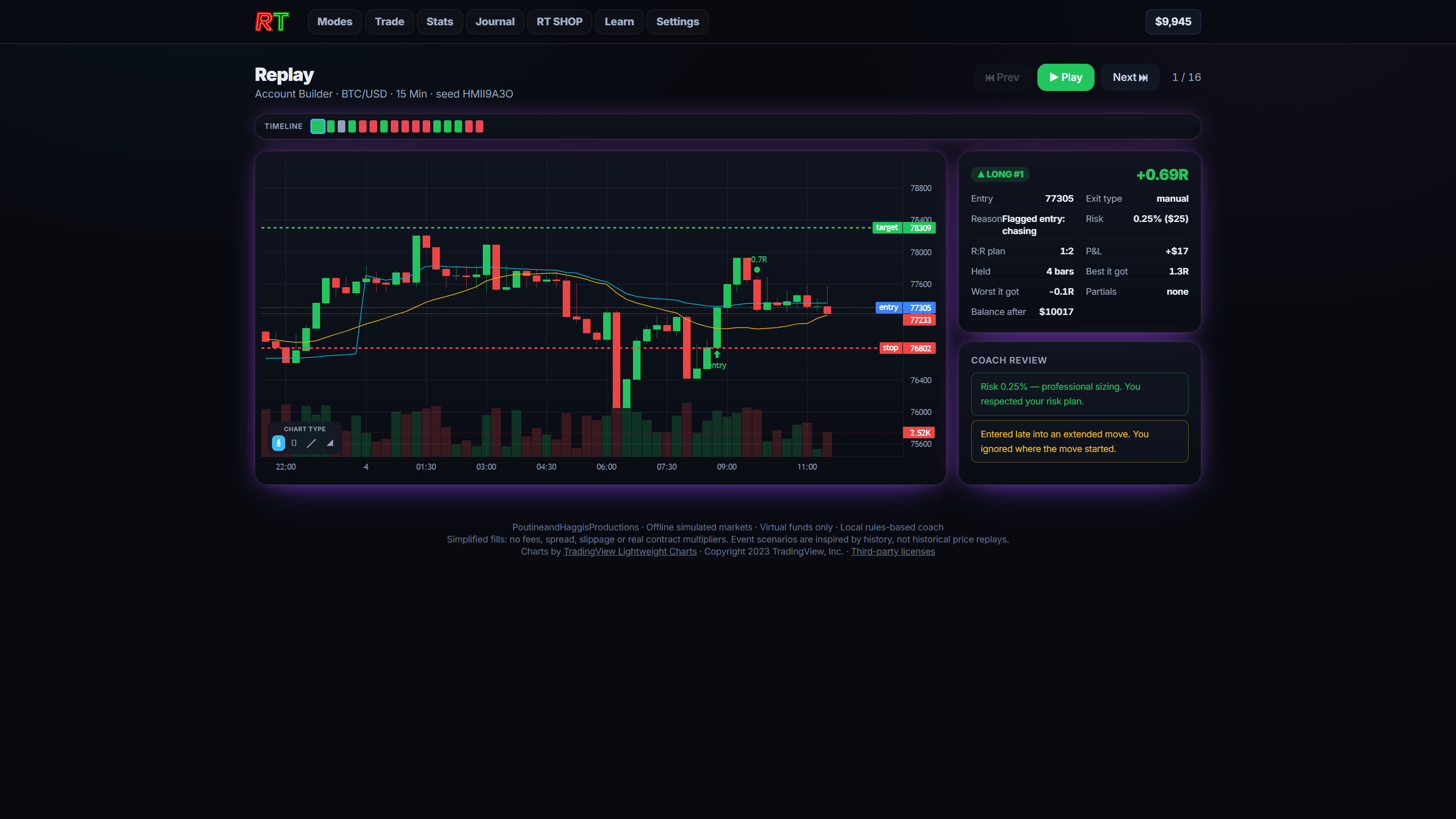 Risk Trader screenshot 2