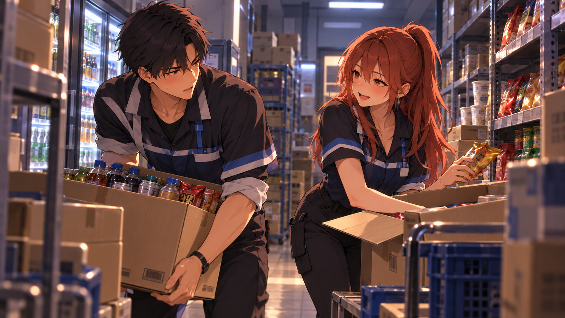 Hentai Academy: Night Shift Love screenshot 4