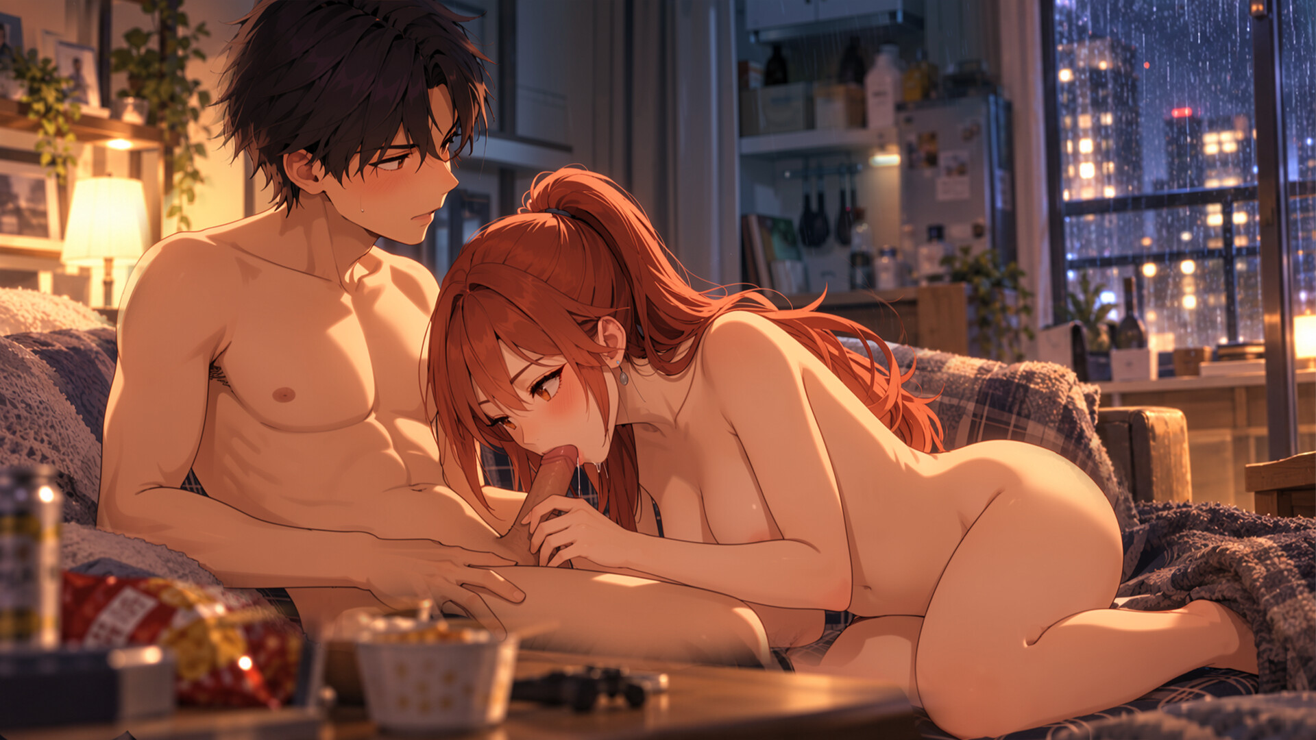 Hentai Academy: Night Shift Love screenshot 1