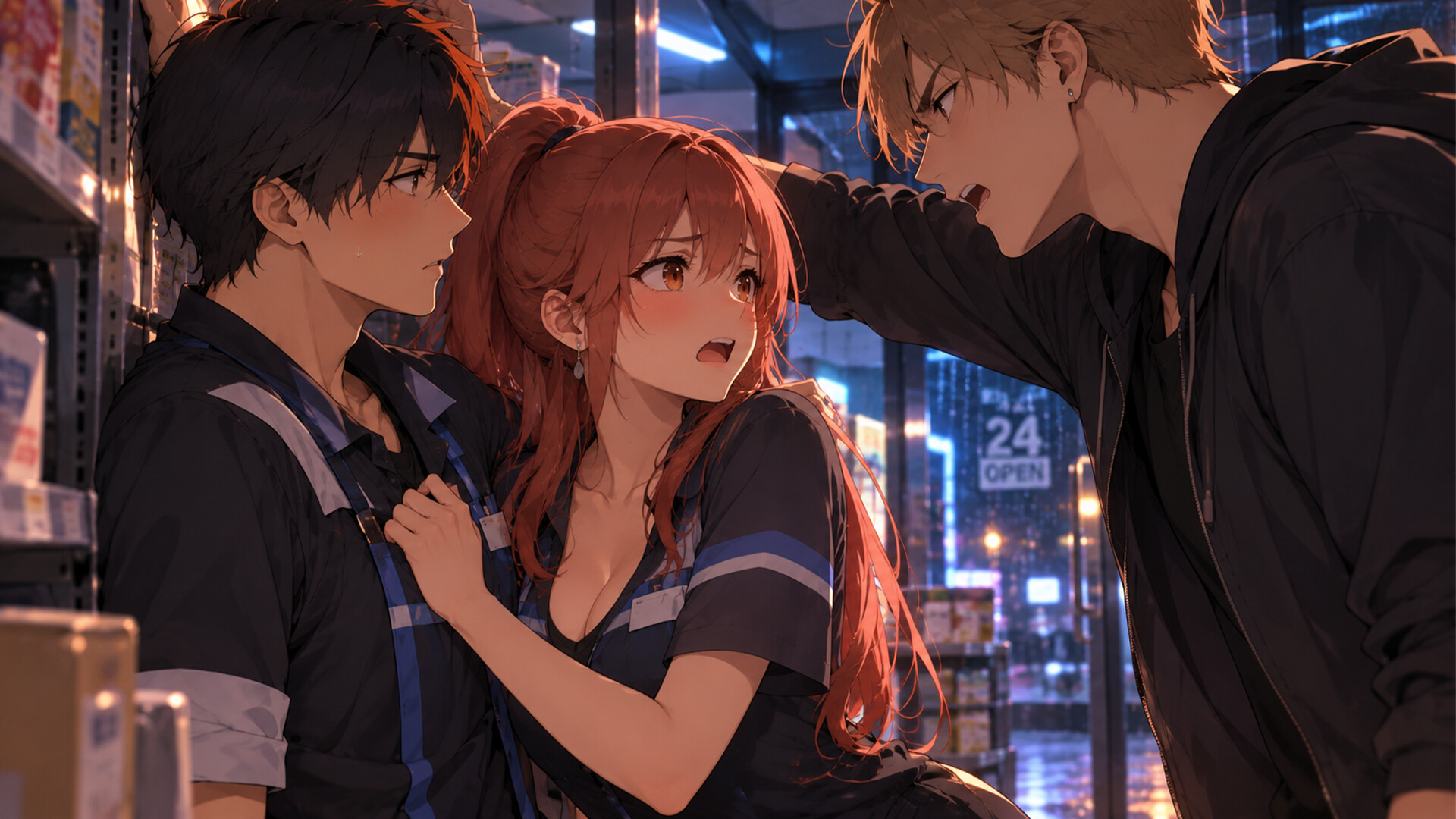 Hentai Academy: Night Shift Love screenshot 3