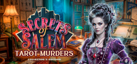 Cover art from Secrets of Salem: Tarot Murders Collector's Edition