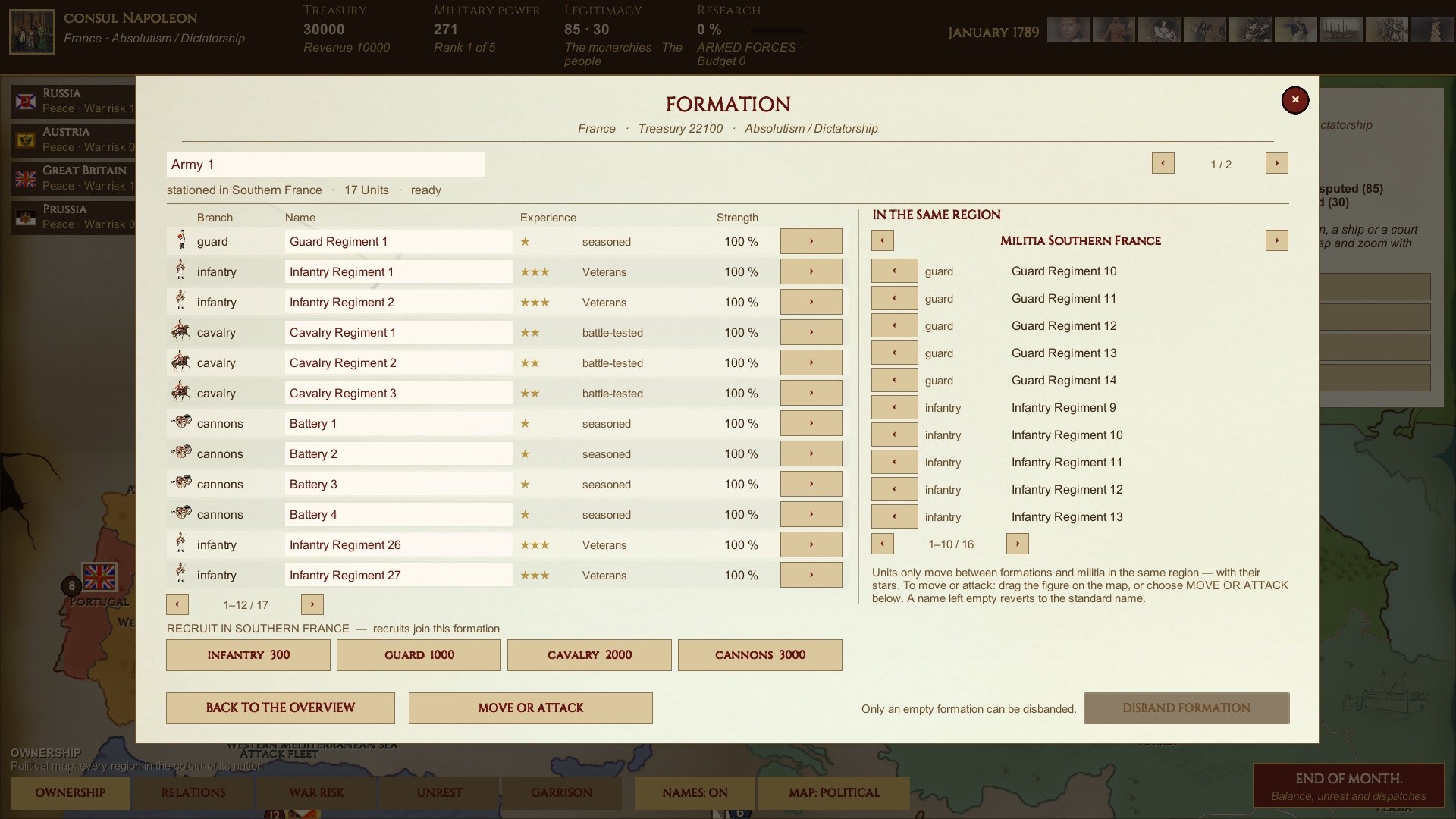 Bonaparte 1789 AD screenshot 4