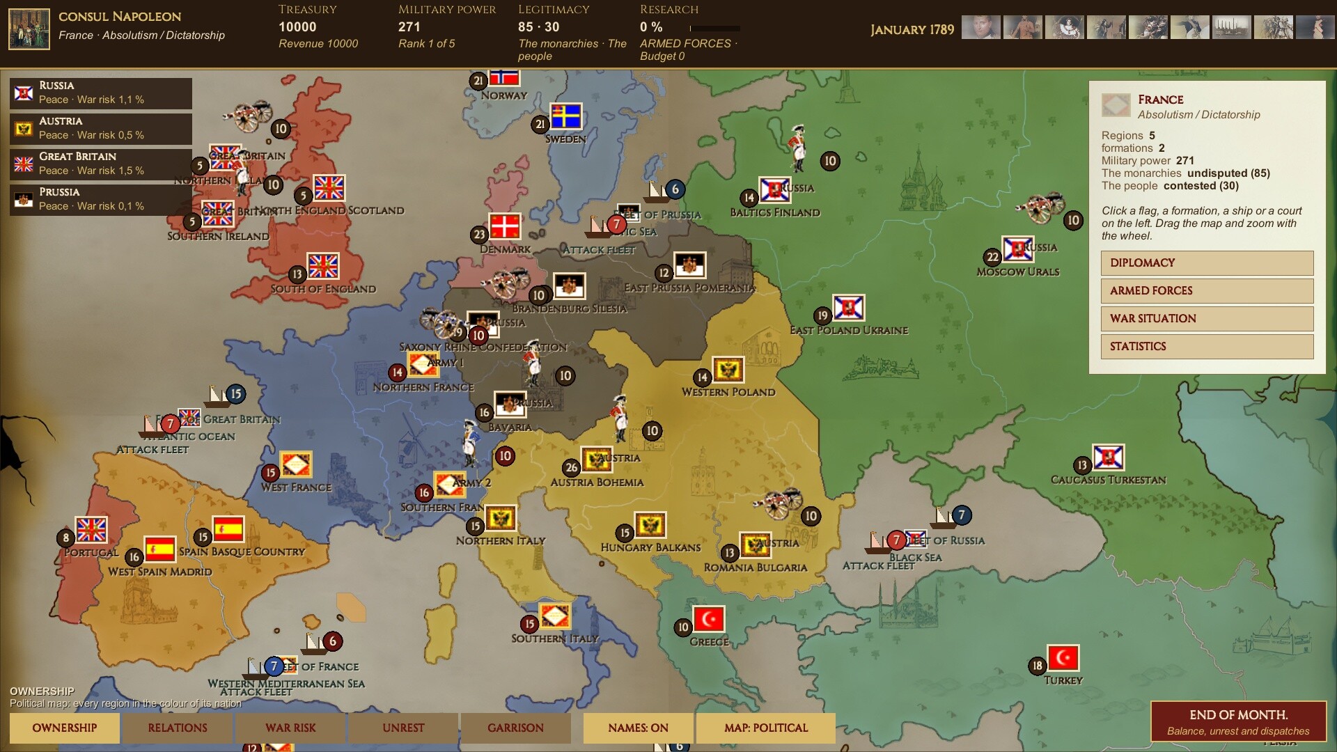 Bonaparte 1789 AD screenshot 1