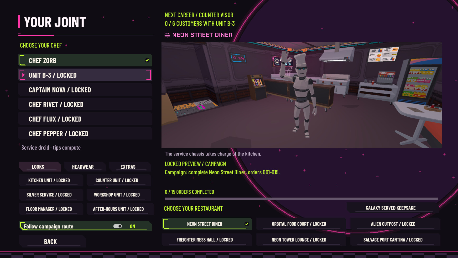 Intergalactic Burger Joint trailer
