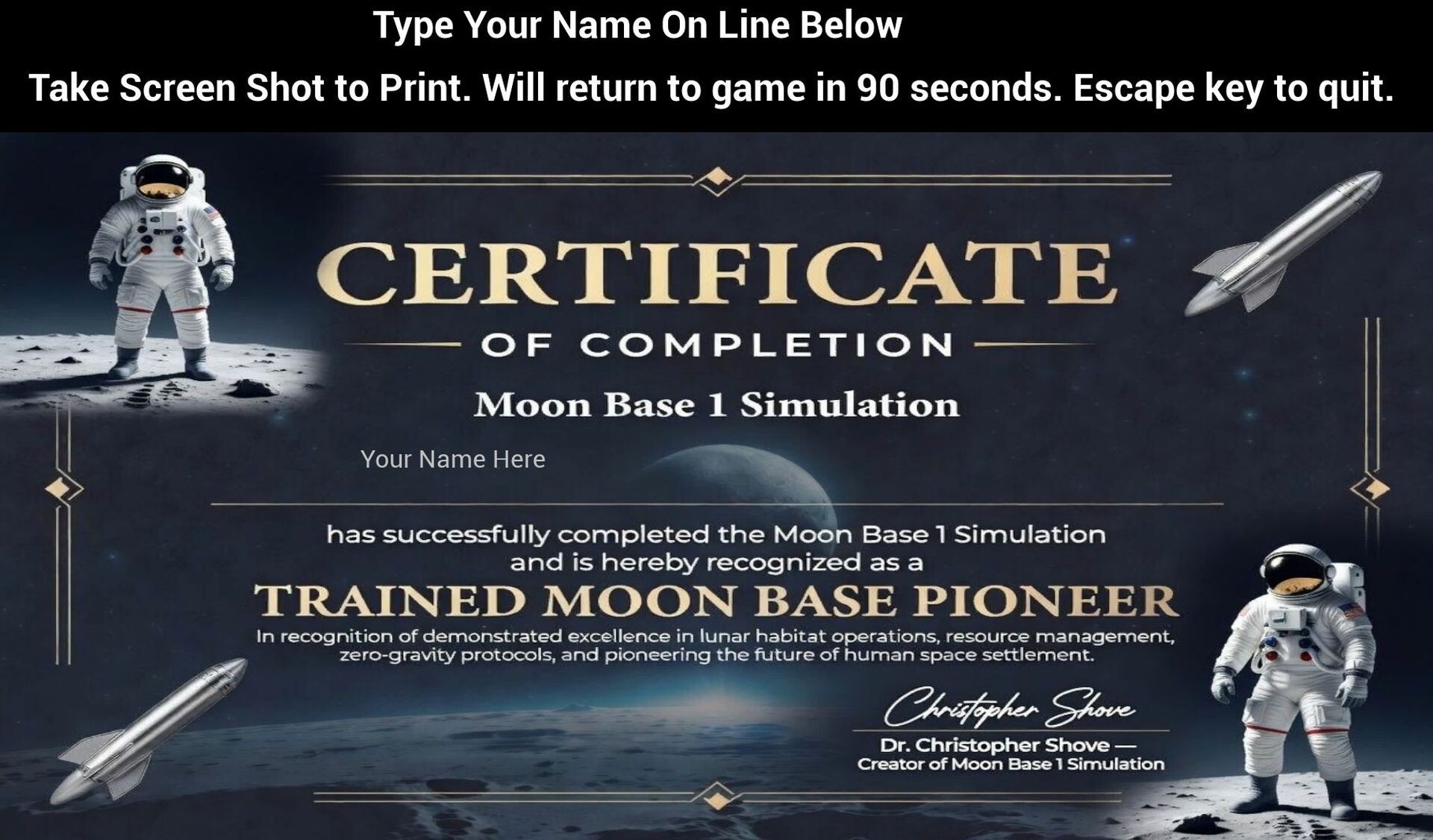 Moon Base 1 screenshot 5
