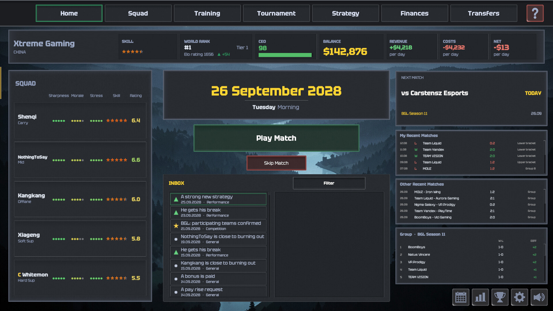MOBA Manager 2026 screenshot 4