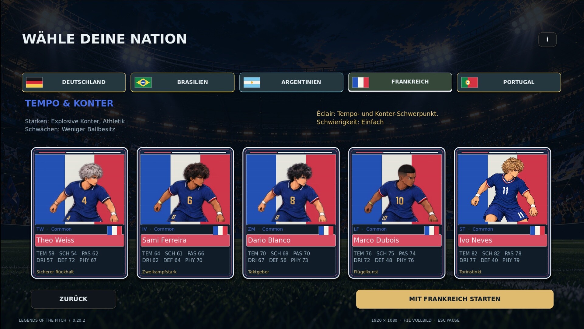 Legends of the Pitch screenshot 2