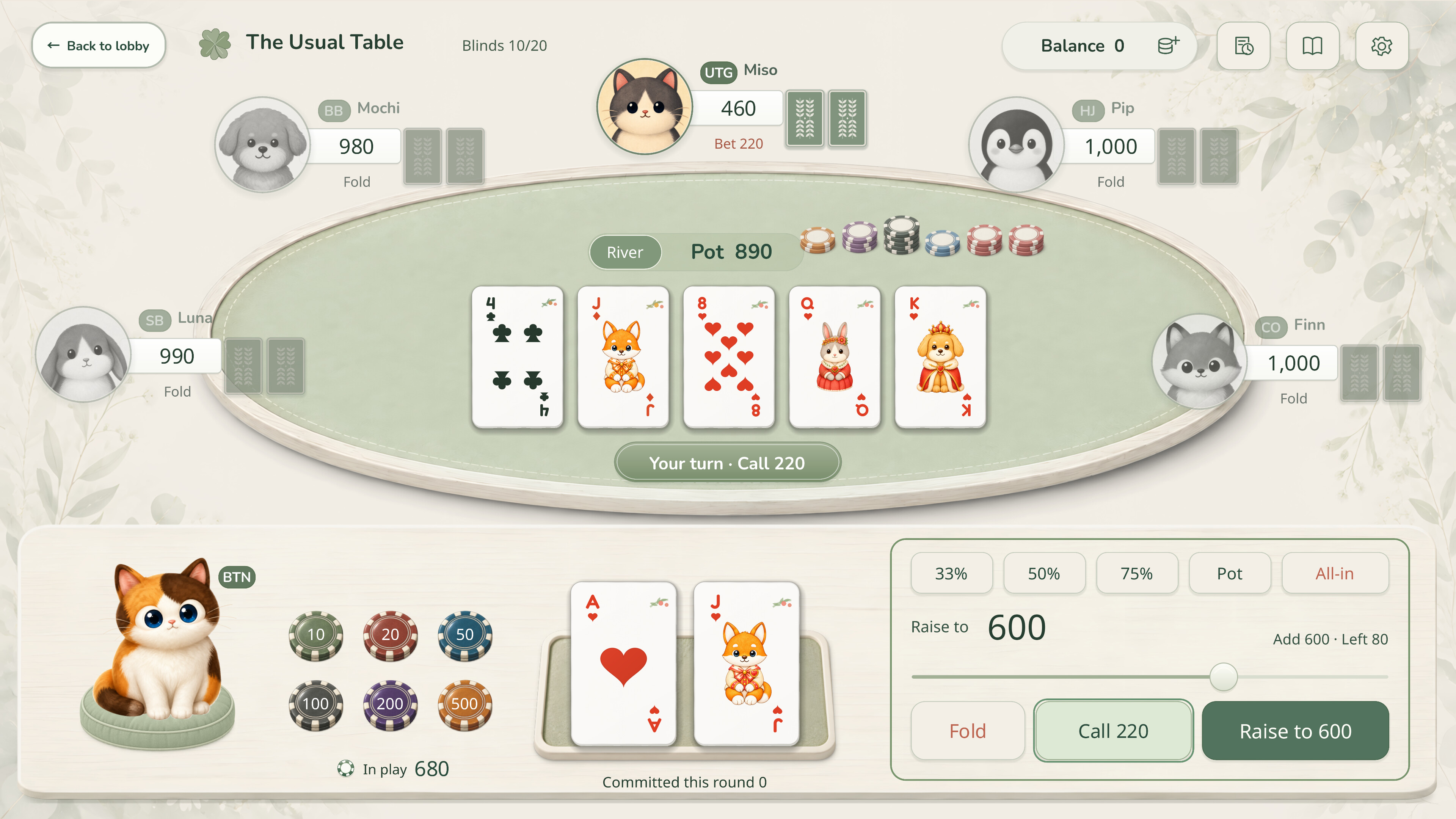The Usual Table: Texas Hold’em screenshot 5