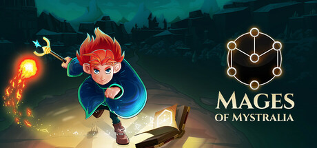 غلاف لعبة Mages of Mystralia