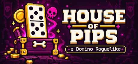 Cover art from House of Pips: a Domino Roguelike