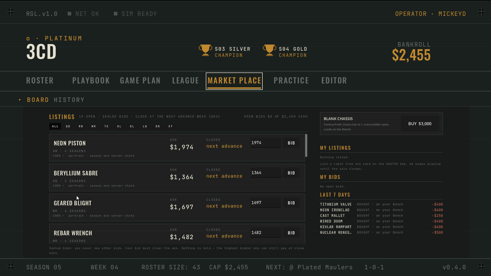 Robot Gridiron screenshot 4