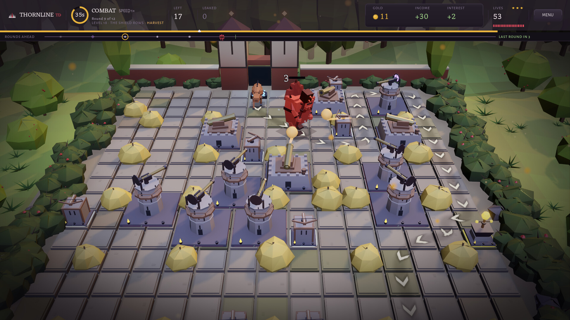 Thornline TD - Maze Tower Defense screenshot 3