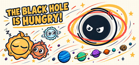 Cover art from The Black Hole Is Hungry!