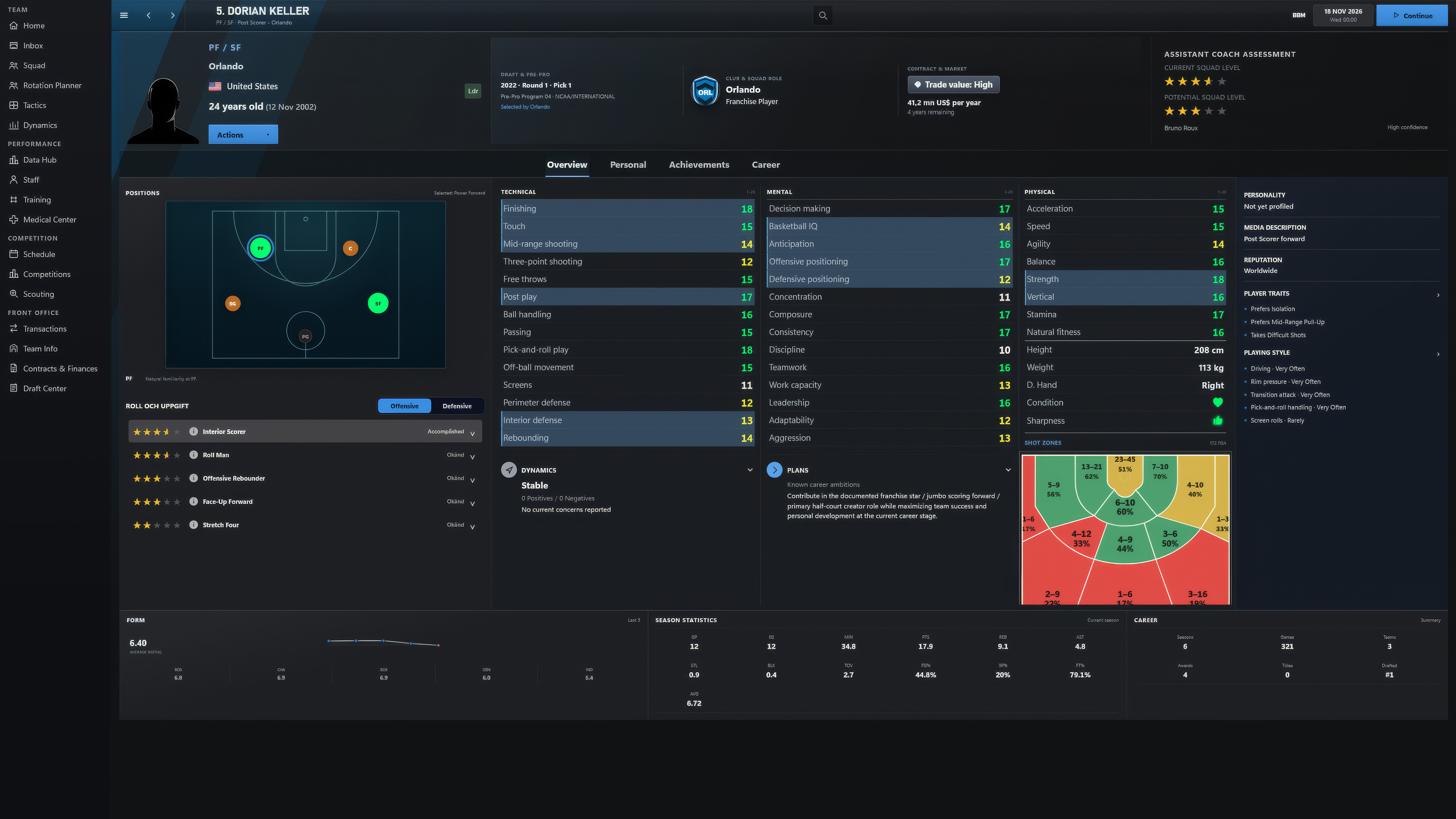 Baseline Basketball Manager 27 screenshot 2