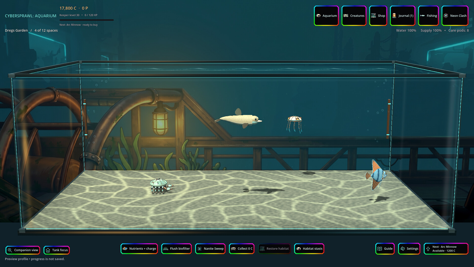 CyberSprawl: Aquarium screenshot 2