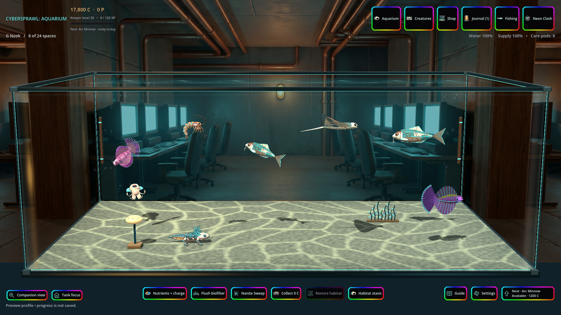 CyberSprawl: Aquarium screenshot 4