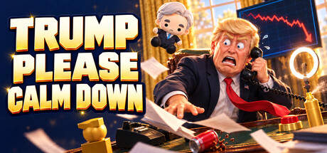 Cover art from Trump please calm down