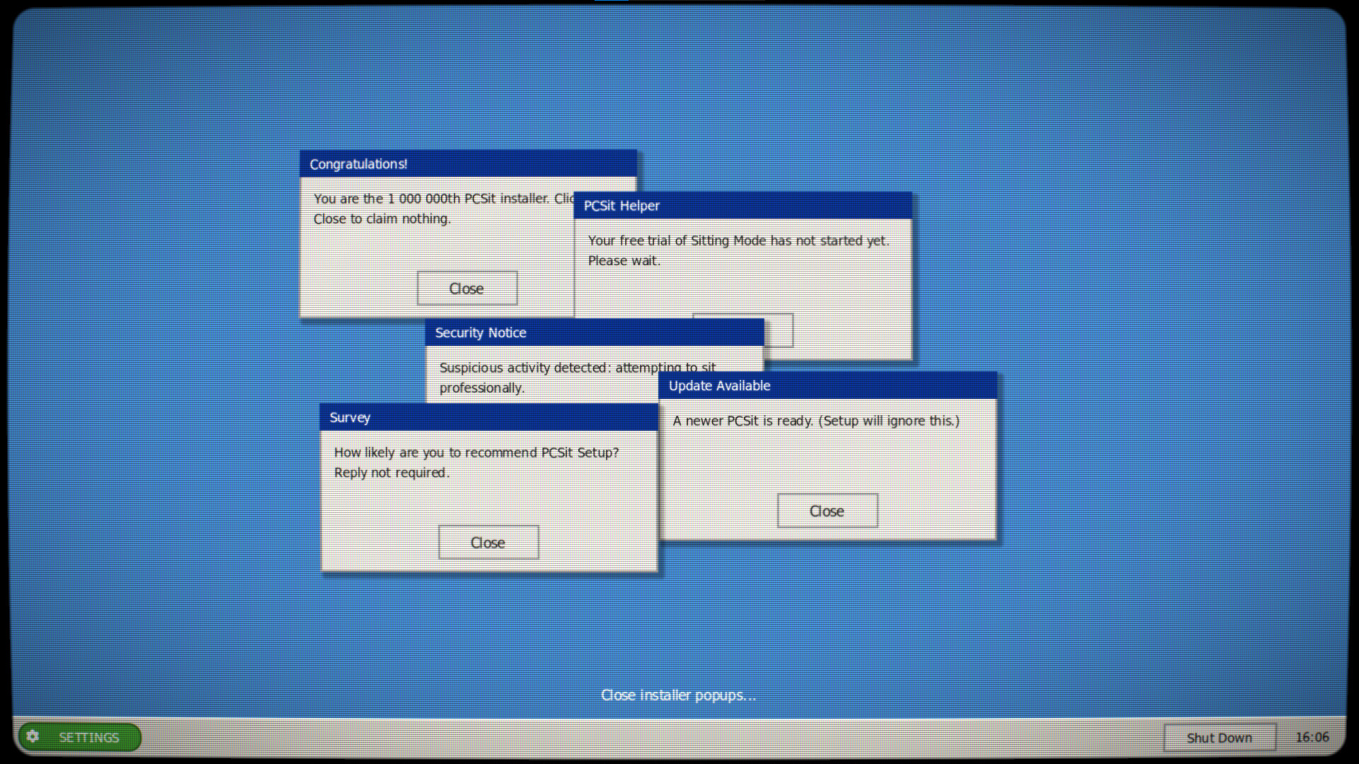 Computer Sitting Simulator screenshot 4