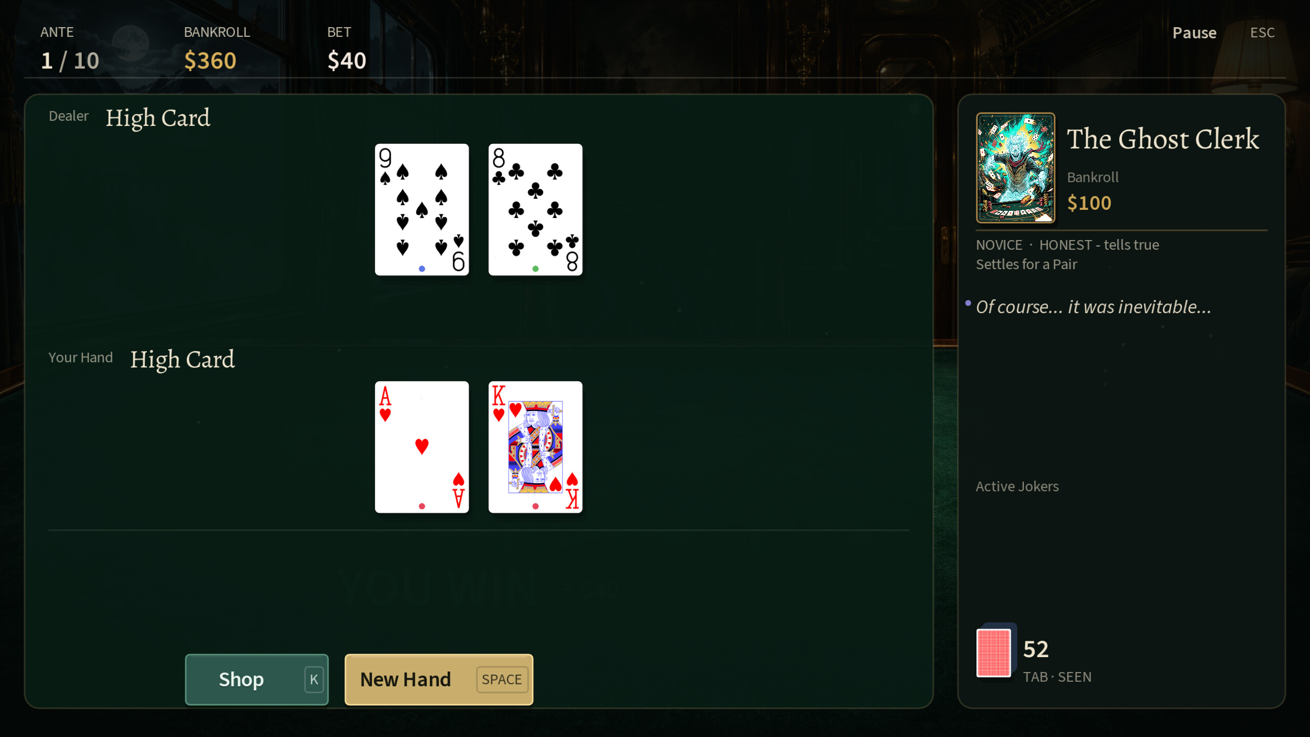 A Table of Liars screenshot 2