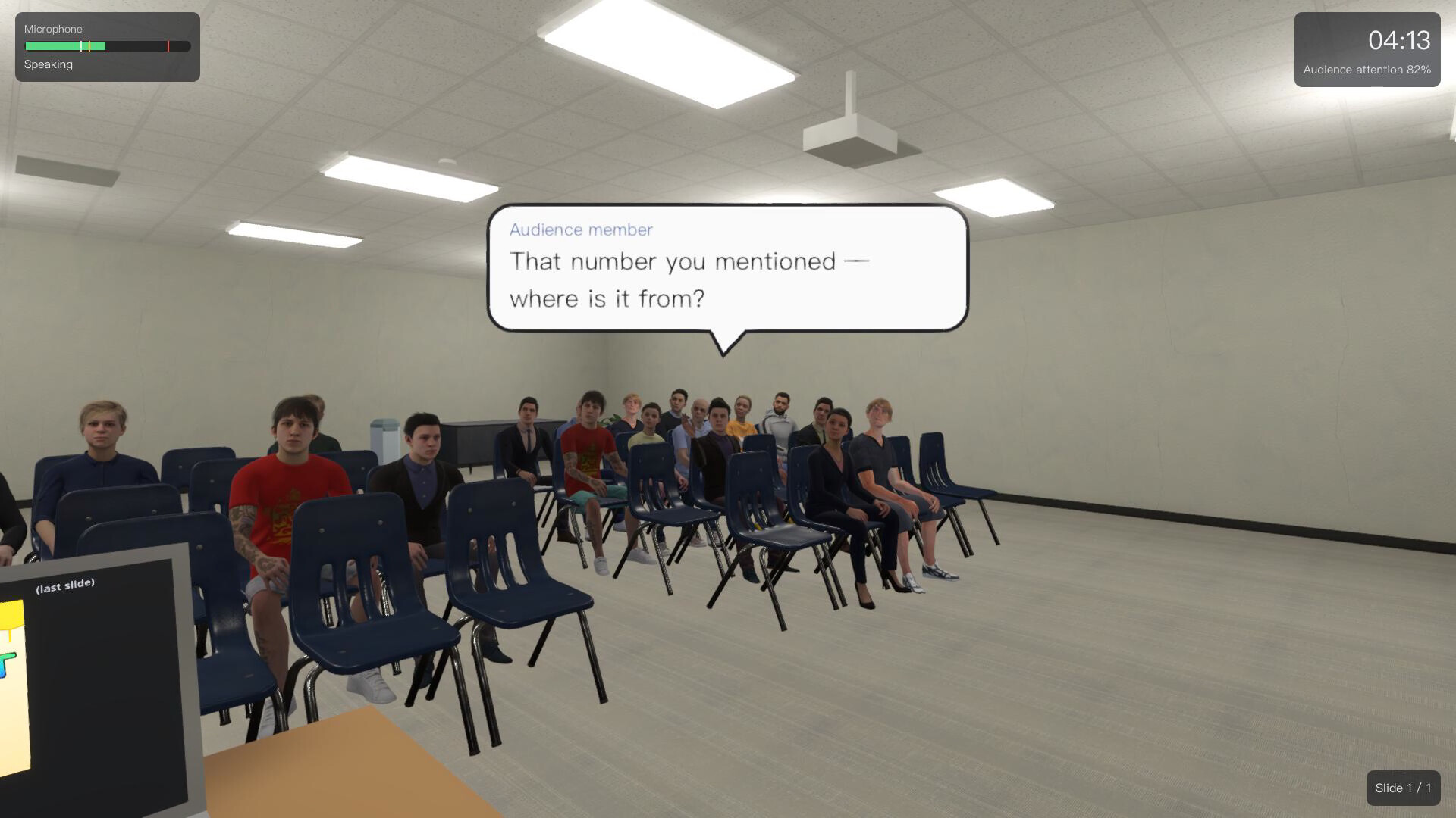 Present Good: A Public Speaking Simulator screenshot 3