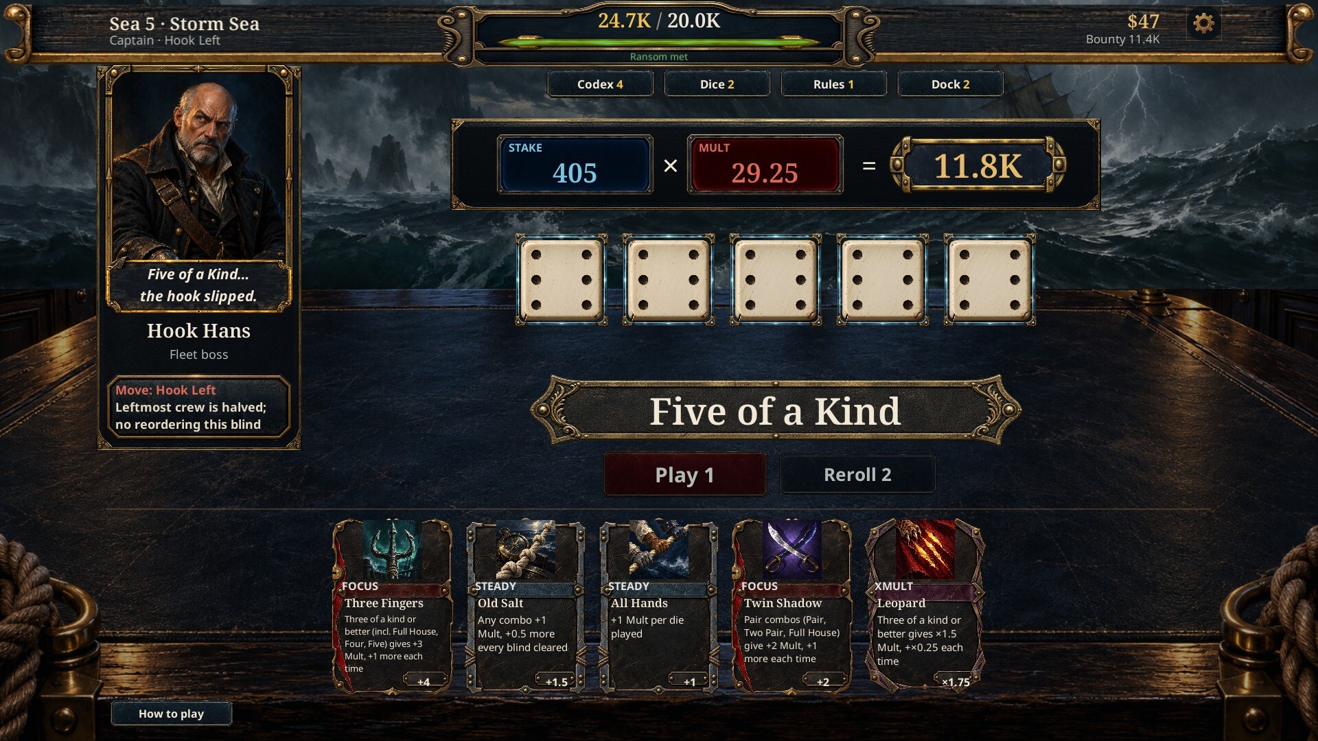 Doubloon: Pirate Dice Roguelike trailer