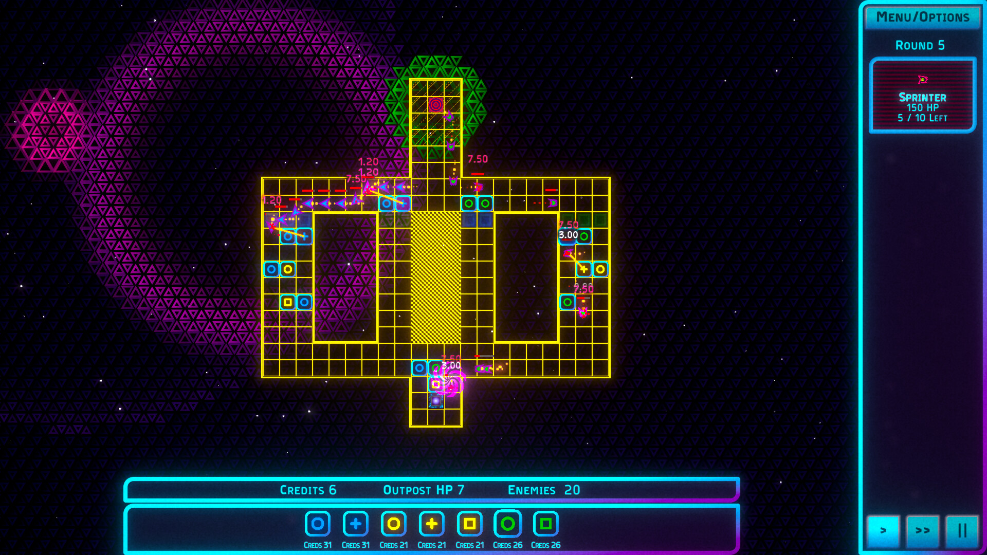 Neon Spectrum TD screenshot 2
