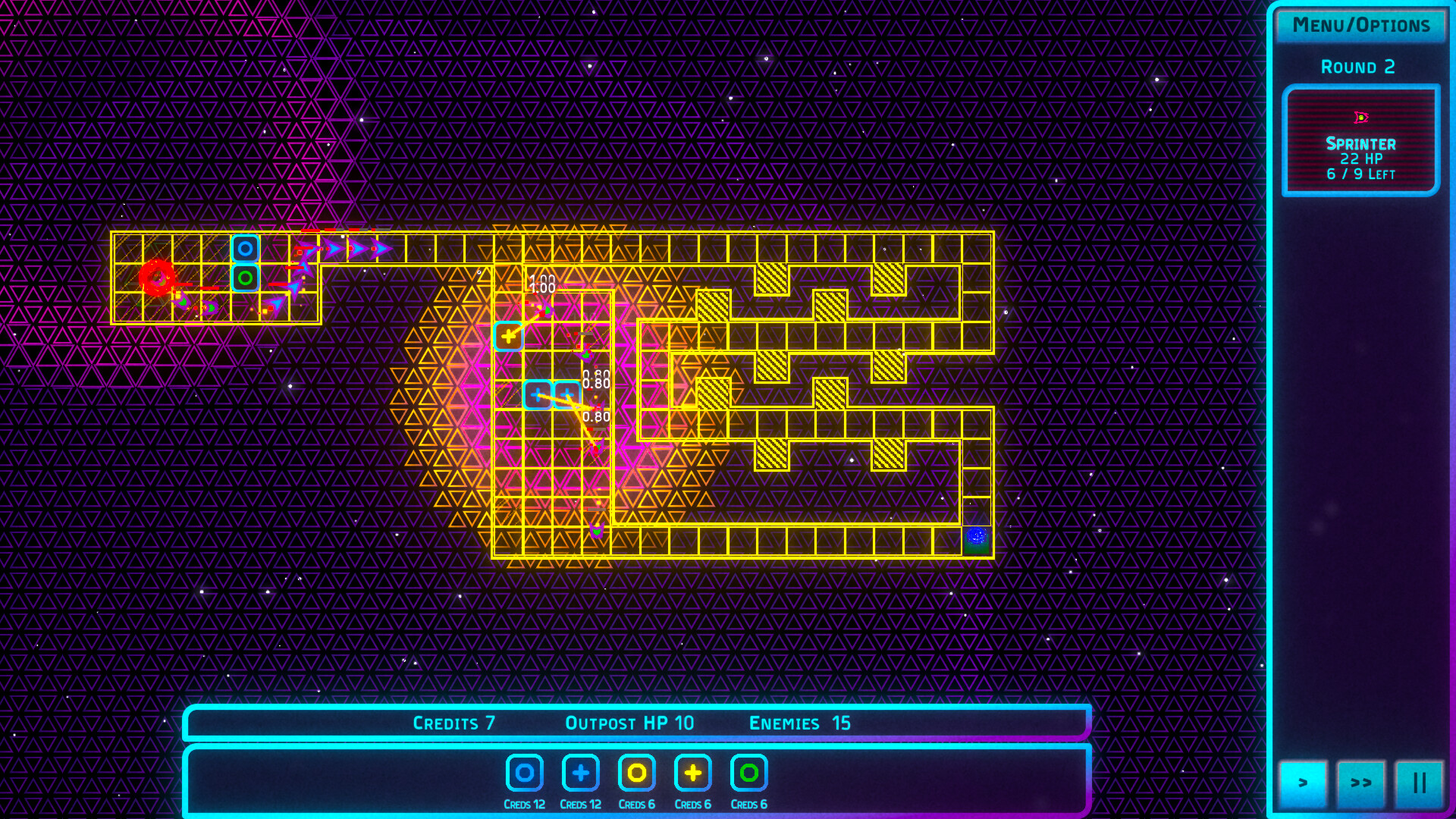 Neon Spectrum TD screenshot 4